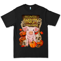 Black halloween party pig Premium Tee - RanaPortraitStore