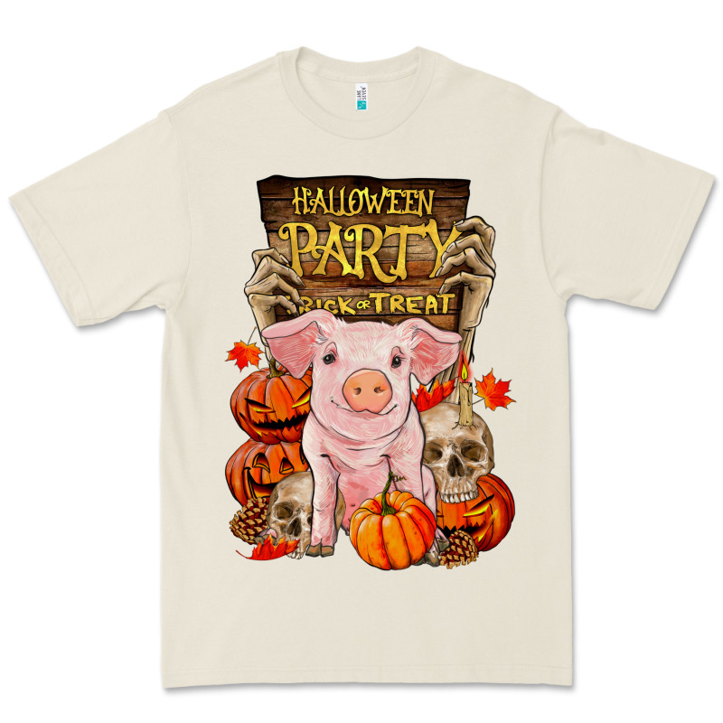 Halloween Party Pig Premium Tee by RanaPortraitStore | Teevron