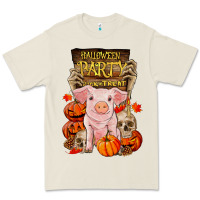 Bone halloween party pig Premium Tee - RanaPortraitStore