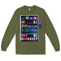 Army Green Funny Costumes for Halloween Vending Machine Silvester Long Sleeve Tee - minhPixels