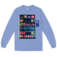 Colony Blue Funny Costumes for Halloween Vending Machine Silvester Long Sleeve Tee - minhPixels
