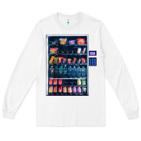 White Funny Costumes for Halloween Vending Machine Silvester Long Sleeve Tee - minhPixels
