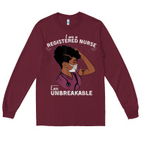Burgundy Registered Nurse Gift Phenomenal Black Nurse Nursing Student Long Sleeve Tee - minhPixels