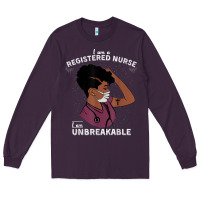Plum Registered Nurse Gift Phenomenal Black Nurse Nursing Student Long Sleeve Tee - minhPixels