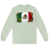 Matcha cactus sunflower mexican flag Long Sleeve Tee - Jasminsmagicworld