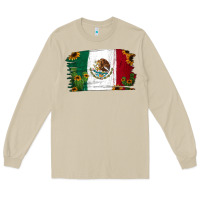 Mushroom cactus sunflower mexican flag Long Sleeve Tee - Jasminsmagicworld