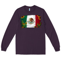 Plum cactus sunflower mexican flag Long Sleeve Tee - Jasminsmagicworld