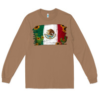 Toasted Coconut cactus sunflower mexican flag Long Sleeve Tee - Jasminsmagicworld