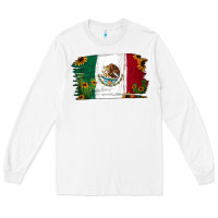 White cactus sunflower mexican flag Long Sleeve Tee - Jasminsmagicworld