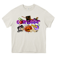 Cream Counselor Halloween Heavy Core Tee - LillyAllenDesigns