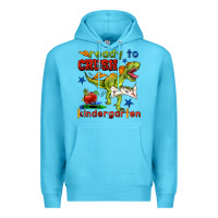 Ocean Blue ready to crush kindergarten Premium Hoodie - BundleAndBundleShop