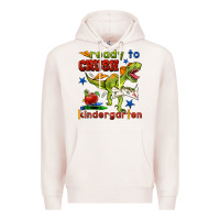Pale Pink ready to crush kindergarten Premium Hoodie - BundleAndBundleShop