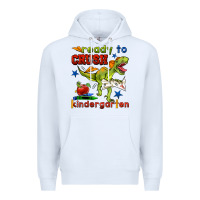 White ready to crush kindergarten Premium Hoodie - BundleAndBundleShop