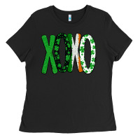 Black st. patrick's day xoxo Ladies Tee - Bettercallsaul