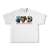 Lunar Rock Peace love Soccer Urban Heavy Tee - HowdyJamesFarm