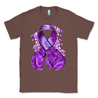 Chestnut purple ribbon with boxing gloves Classic Tee - NancyCooperArtShop