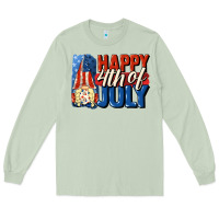 Matcha Happy 4th of july gnome Long Sleeve Tee - CowGirlArtShop