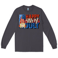 Smoke Happy 4th of july gnome Long Sleeve Tee - CowGirlArtShop