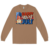 Toasted Coconut Happy 4th of july gnome Long Sleeve Tee - CowGirlArtShop