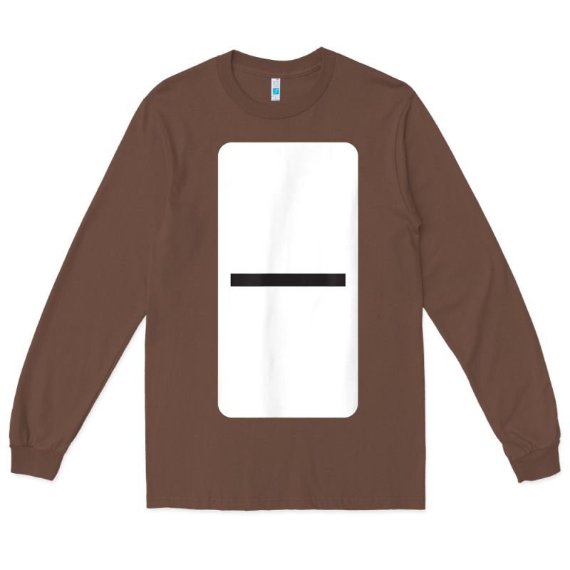 Double Blank Dominoes Halloween Costume Domino Game Long Sleeve Tee by minhPixels | Teevron