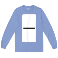 Colony Blue Double Blank Dominoes Halloween Costume Domino Game Long Sleeve Tee - minhPixels