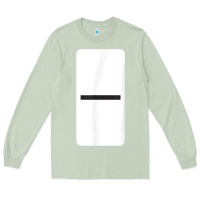 Matcha Double Blank Dominoes Halloween Costume Domino Game Long Sleeve Tee - minhPixels