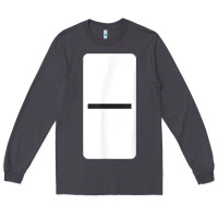 Smoke Double Blank Dominoes Halloween Costume Domino Game Long Sleeve Tee - minhPixels
