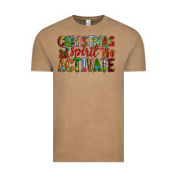 Vintage Coffee Christmas Spirit Activate Vintage Tee - RanaPortraitStore