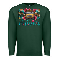 Sports Green bus driver Premium Sweatshirt - Artiststas
