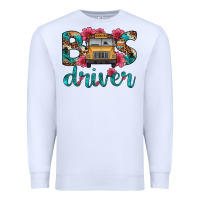 White bus driver Premium Sweatshirt - Artiststas