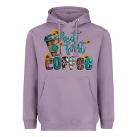 Lavender but first coffee Heavyweight Hoodie - Artiststas