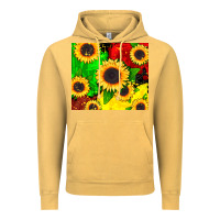 Vintage Mustard juneteenth sunflowers Vintage Hoodie - CowGirlArtShop