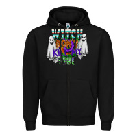 Black witch dont kill my vibe Zipper Hoodie - SublimationCraftShop