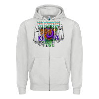 Dove Grey witch dont kill my vibe Zipper Hoodie - SublimationCraftShop