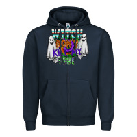 Navy witch dont kill my vibe Zipper Hoodie - SublimationCraftShop