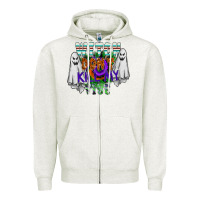 Oatmeal Heather witch dont kill my vibe Zipper Hoodie - SublimationCraftShop