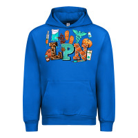 Cobalt lpn fall nurse with Urban Hoodie - AdoDesignShop