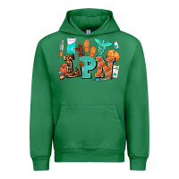 Emerald lpn fall nurse with Urban Hoodie - AdoDesignShop