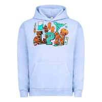 Pigment Grape Ice lpn fall nurse with Urban Hoodie - AdoDesignShop