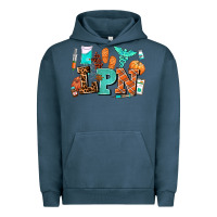 Pigment Midnight Navy lpn fall nurse with Urban Hoodie - AdoDesignShop