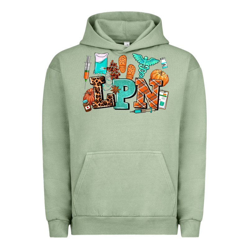 Lpn Fall Nurse With Urban Hoodie by AdoDesignShop | Teevron