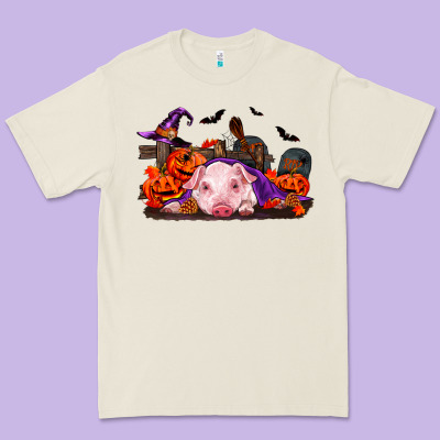 Halloween Baby Pig Premium Tee Designed By Ranaportraitstore