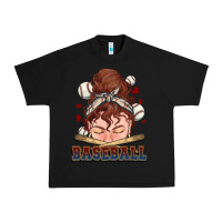 Black Messy bun Baseball Urban Heavy Tee - HowdyJamesFarm