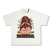 Pistachio Messy bun Baseball Urban Heavy Tee - HowdyJamesFarm