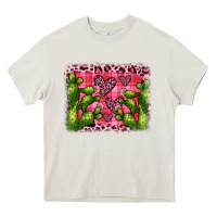Cream valentine's day cactus background Heavy Core Tee - JahusDesignShop