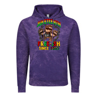 Cloud Purple juneteenth free ish since 1865 Vintage Hoodie - CowGirlArtShop