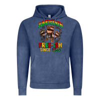 Vintage Denim juneteenth free ish since 1865 Vintage Hoodie - CowGirlArtShop