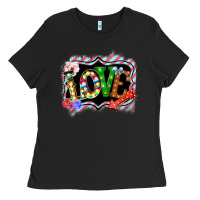 Black love frame digital valentines day Ladies Tee - Bettercallsaul