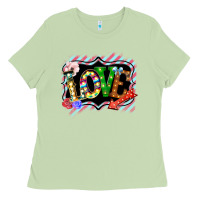 Matcha love frame digital valentines day Ladies Tee - Bettercallsaul