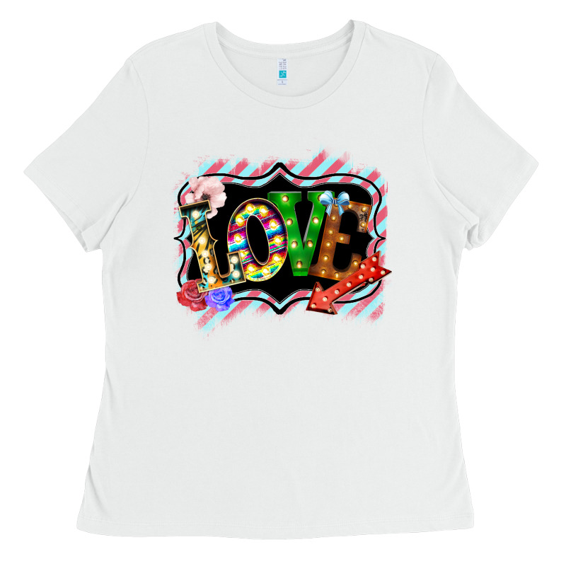 Love Frame Digital Valentines Day Ladies Tee by Bettercallsaul | Teevron